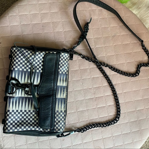 Rebecca Minkoff Black and White Crossbody Bag - Picture 4 of 4